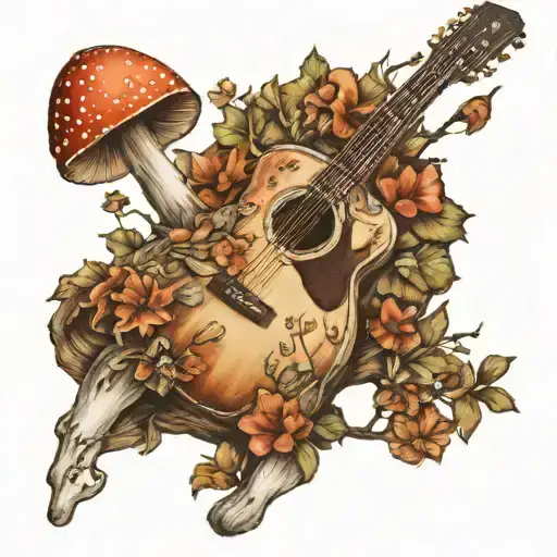 Guitar Forest Mushroom
