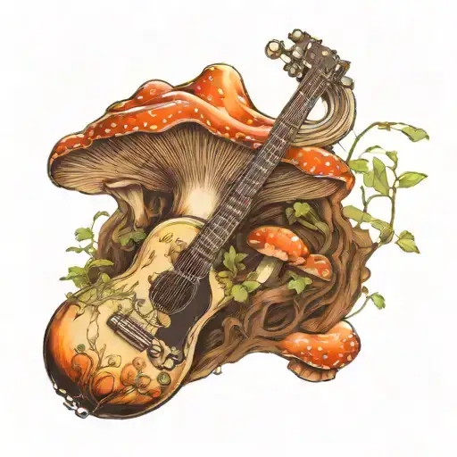 Guitar Forest Mushroom