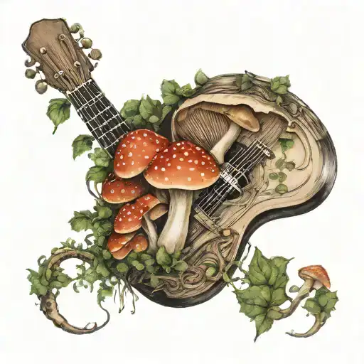 Guitar Forest Mushroom