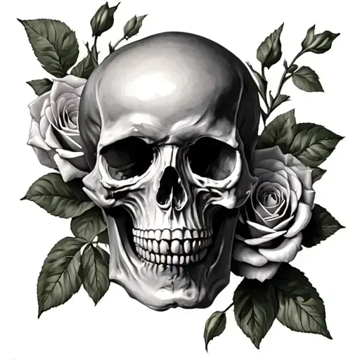 Skull And Roses