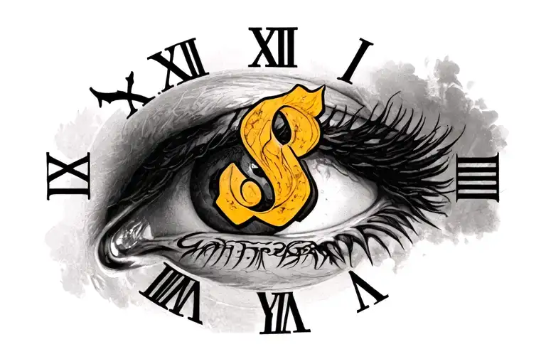 September 8 1981 In Roman Numerals Tattoo Design