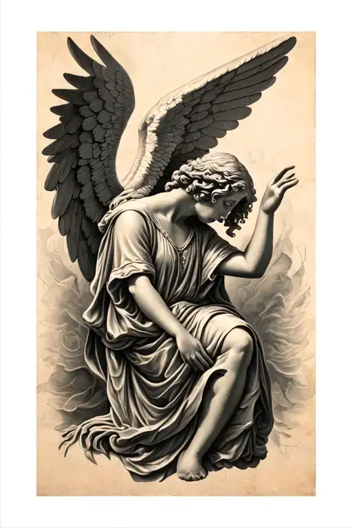 Guardian Angel Reaching Out