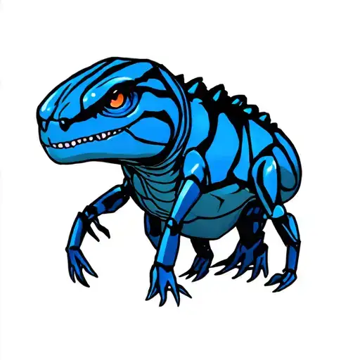 Blue Nanites Lines Like In Generator Rex Cartoon But Smaller And Looking Realistic