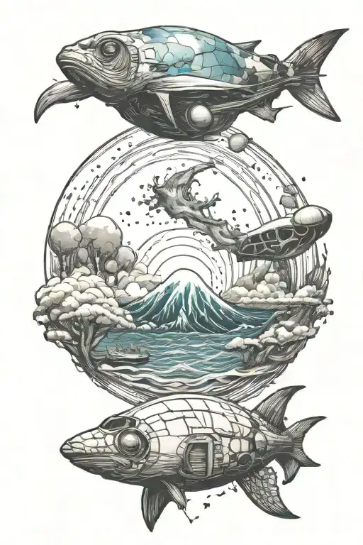 Space And Ocean Merge