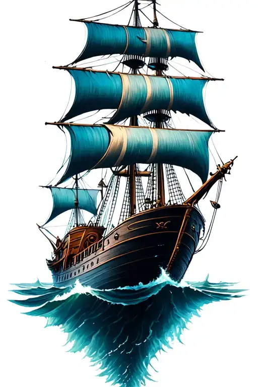 Ship Kraken Ocean Pirate Ship