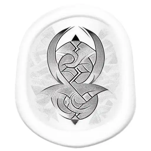 Ghanaian Adinkra Symbol Shoulder Sleeve