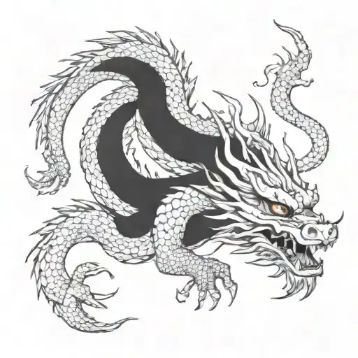 Majestic Japanese Dragon