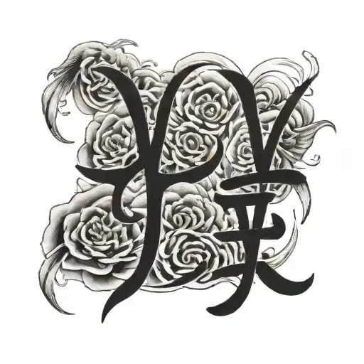 Word Love Written In Japanese Style