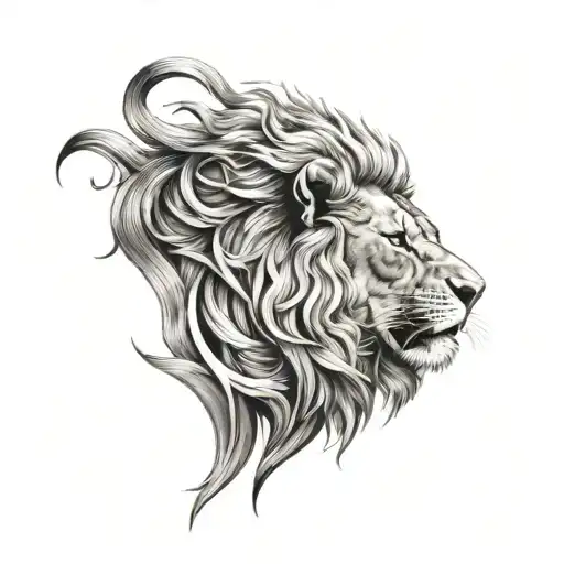 Roaring Lion Head
