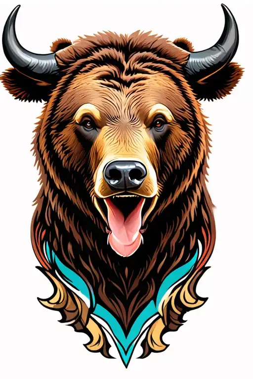 Bull Head Above Bear Head
