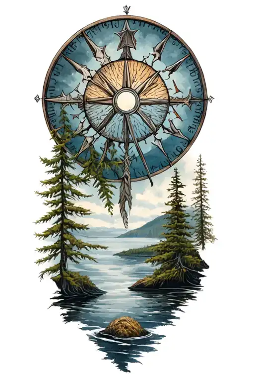 Vegvisir And Rume And Norway Nature