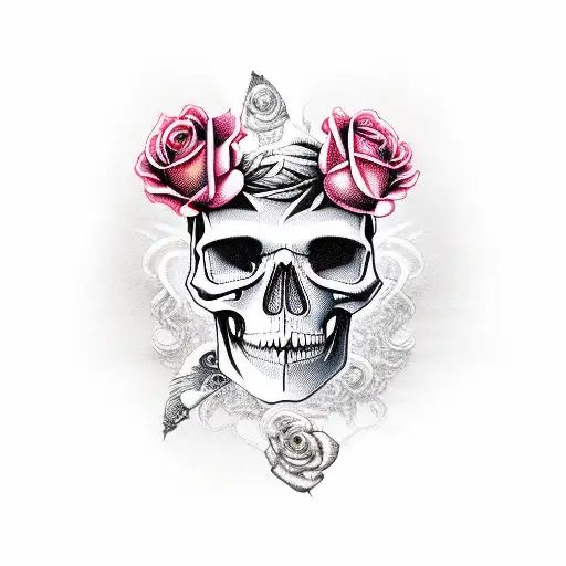 Skull And Roses