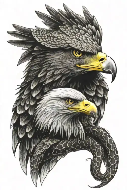 Eagle And Snake