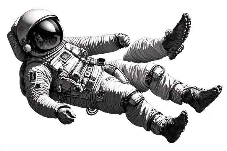 Astronaut Floating