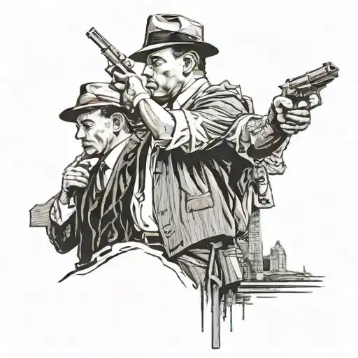 New York Gangsters On The Streets