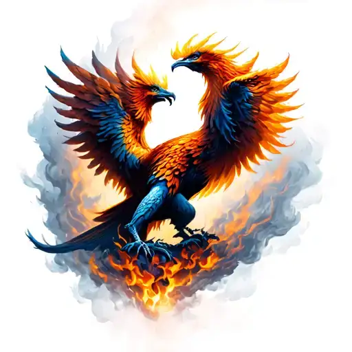 Phoenix Rising From Ashes