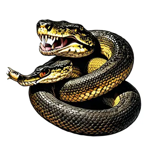 Pantera Band With Rattle Snake