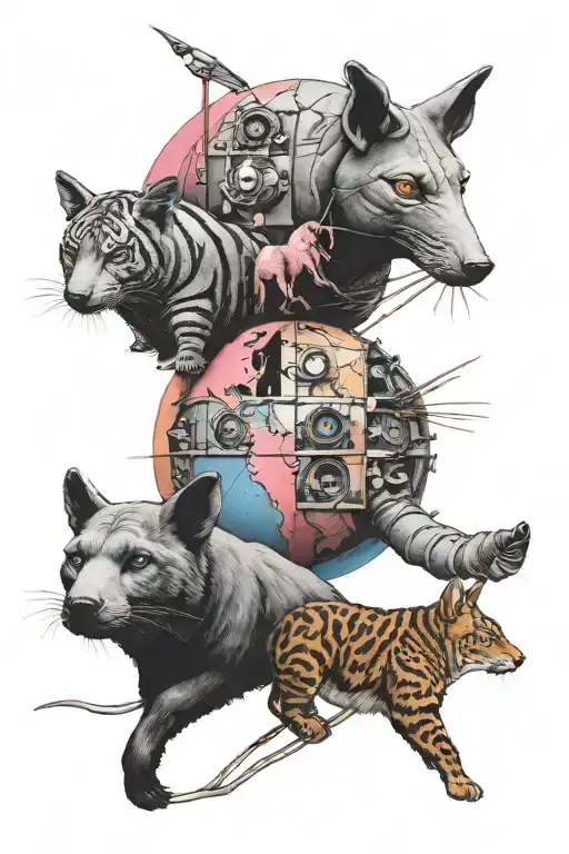 Pink Floyd Animals Album Cover Reimagined