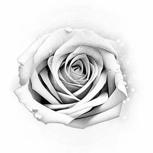 Blu Rose With Wather