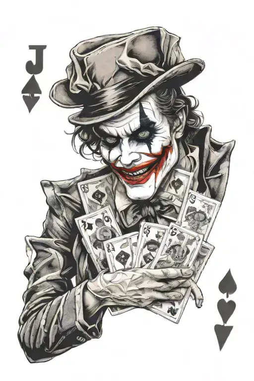 Joker Playing Card Smiling Joker Card