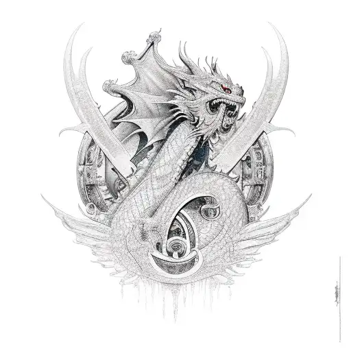 Full Back Samourai Cover With Dragon