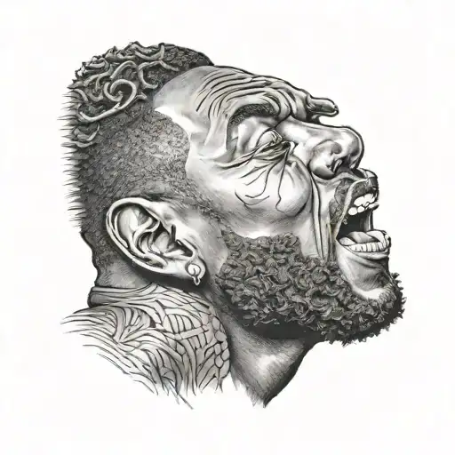 Woman Licking Black Male Face