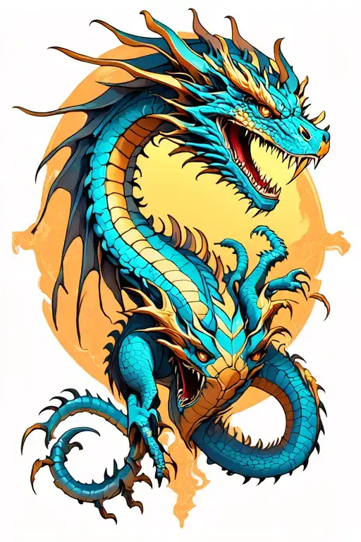 Mechanical Dragon Around The Hand