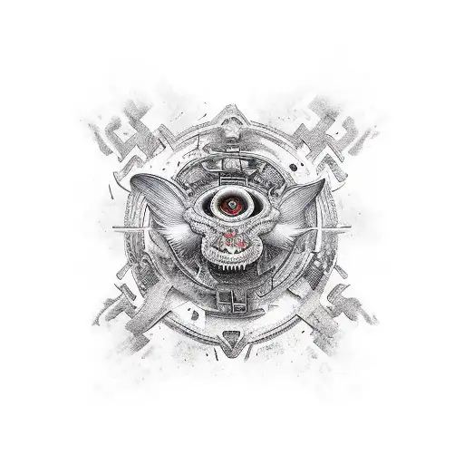 Full Back Samourai Cover With Japanese Theme