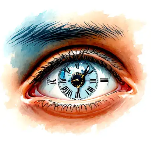 Eye With A Clock