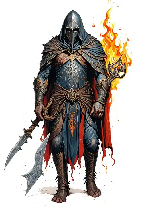 Fire Keeper From The Game Dark Sous 3