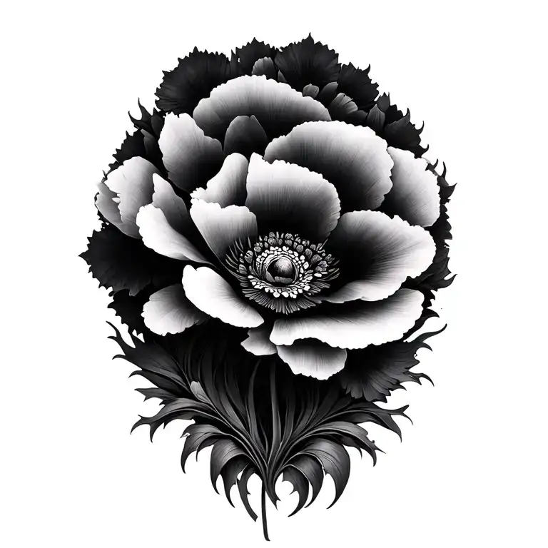 Coquelicots Mandalas Symbolizing Strength