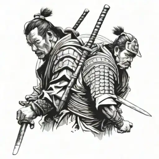 Samurai Father And Son