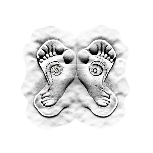 Birth Details With Footprint