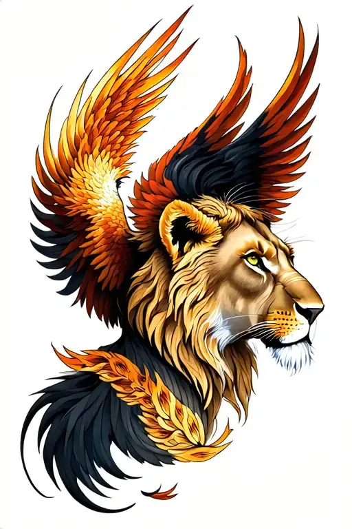 Phoenix And Lioness