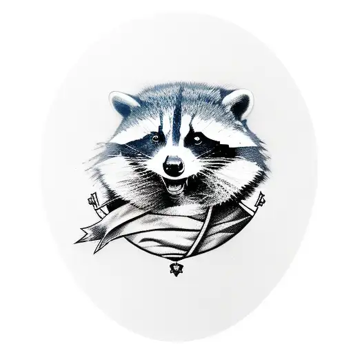 Rocket Racoon As A Pirate Captain