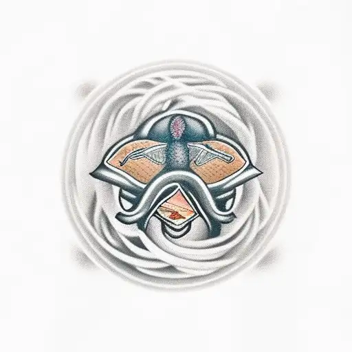 A Realistic Portrait Of A Loved One Holding A Prostate Cancer Ribbon