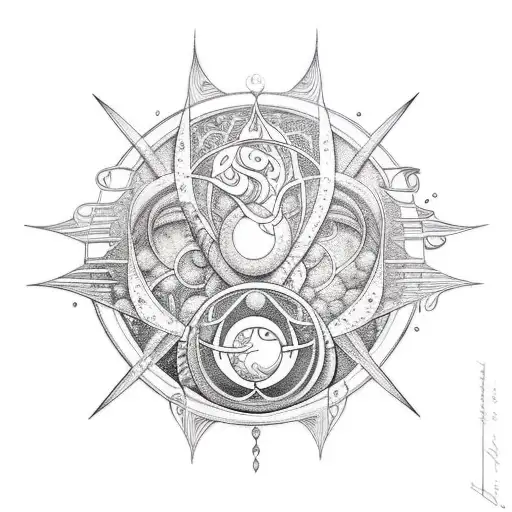 Sum Moon Stars 3 Art Nouveau