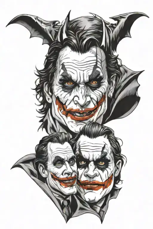 Christian Bale's Batman And Heath Ledger's Joker
