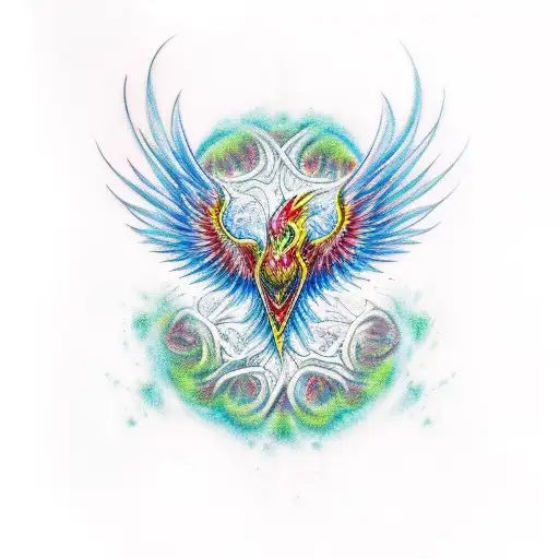 Phoenix Rising Out Of Brain