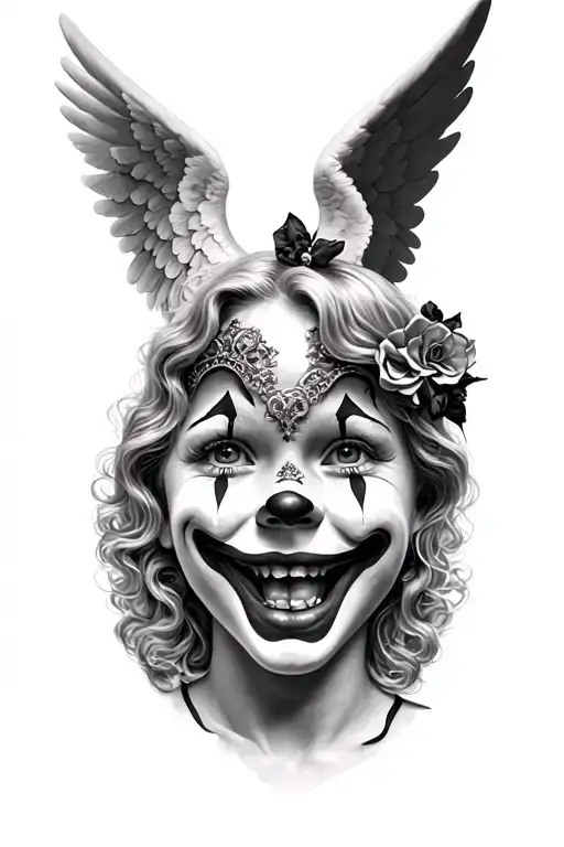 Angel And Clown