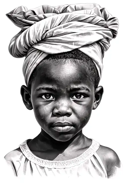 Portrait African Kid