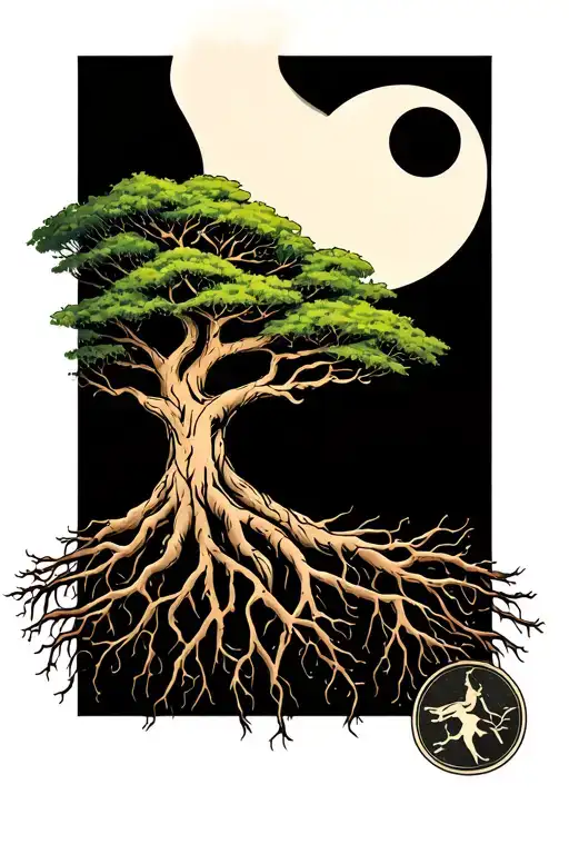 Tree Of Life With Roots