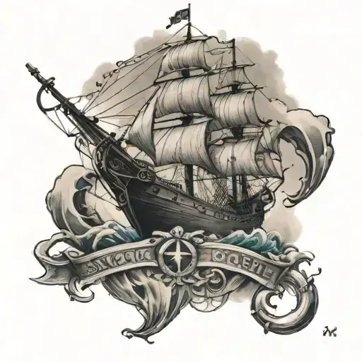Ship With Anchor