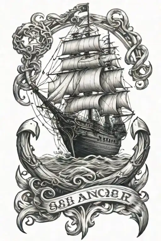 Ship With Anchor
