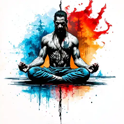 Far Cry 3 Warrior Meditating