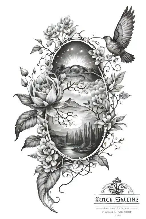 Spiritual Awakening Contrast Nature