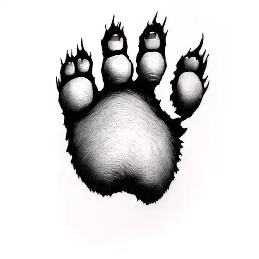 Dog Foot Print
