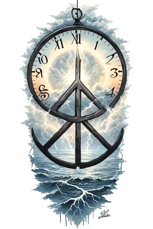 Peace And Lightining Storm And Time And Nature