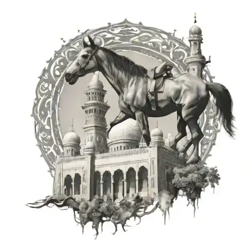 Horse And Mosque Architecture