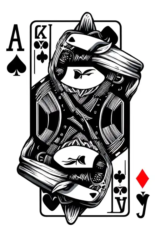 Deck Of Cards Being Shuffled